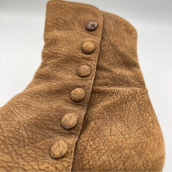 Banana Republic Clothing Co Leather Ankle Boots Made in Italy 6.5 - Picture 10 of 16